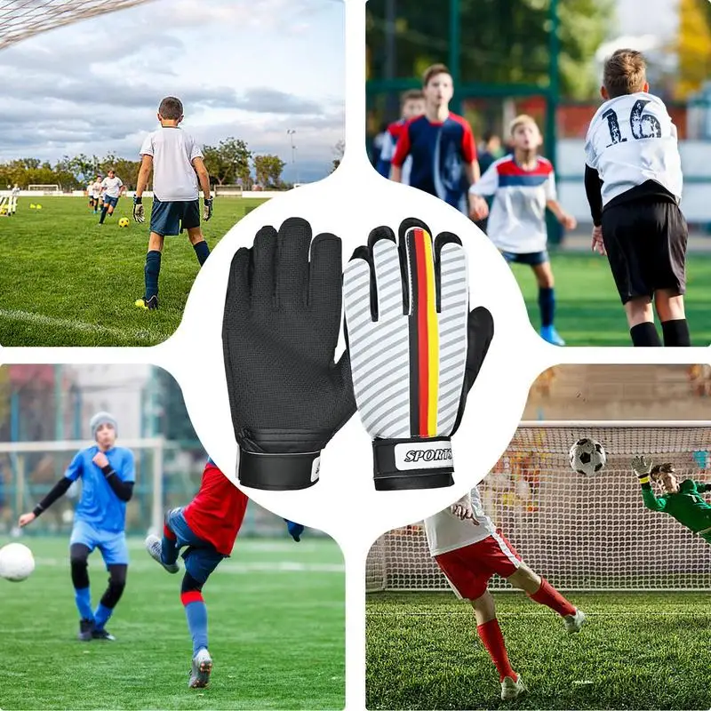 Soccer Goalkeeper Gloves Football Goalie Gloves  Breathable Football Player Training Equipment for Tournament Matches Leagues