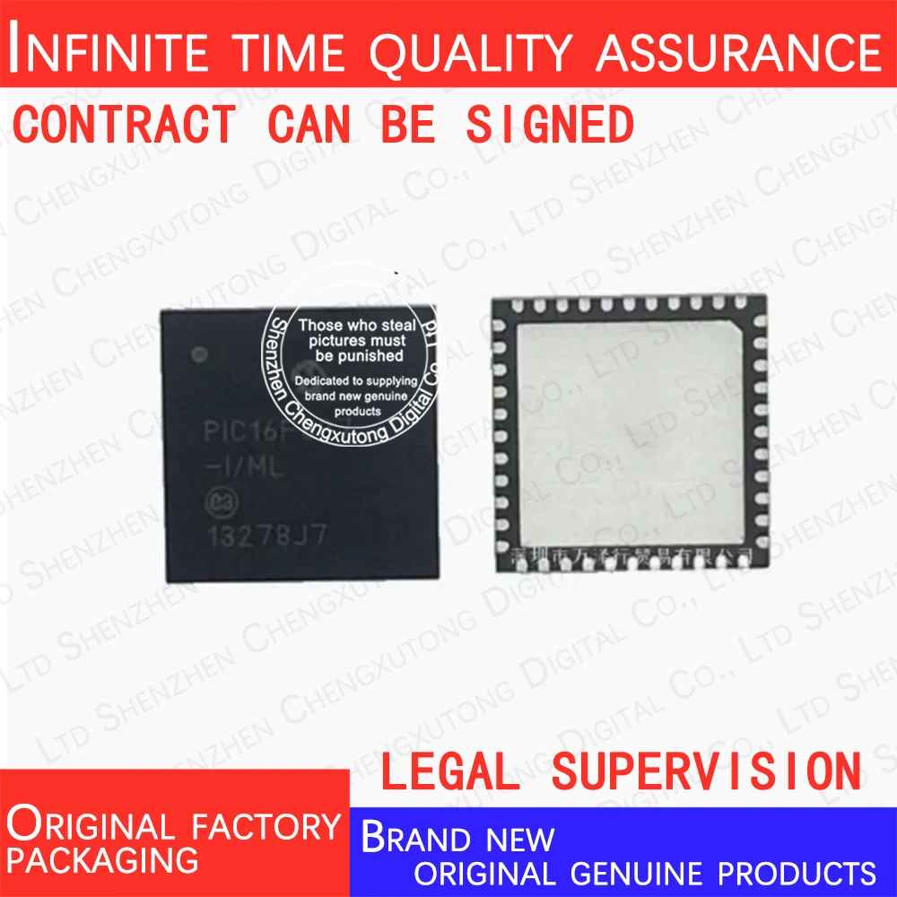 PIC16F887-I/ML  QFN   100% genuine stock in brand new original packaging