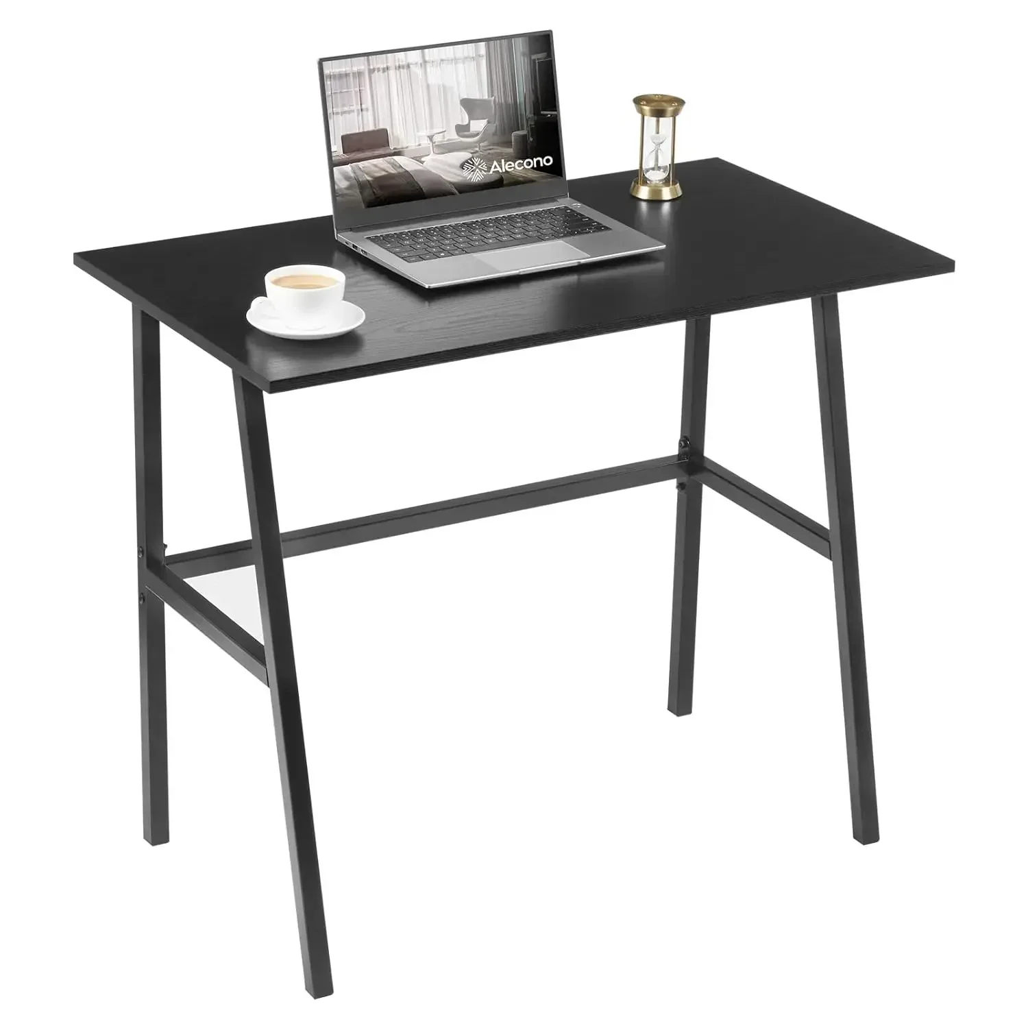 Small Computer Desk 35'' Kids Writing Desk for Small Space Simple Home Workstation Office Tiny Desk Student