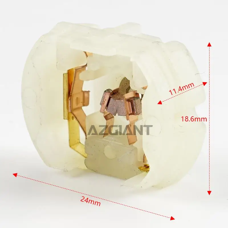 FC280 PTC Plastic Rear Bearing Cover for Car Door Lock & Rearview Mirror Motor Carbon Brush Holder Auto Part Accessory