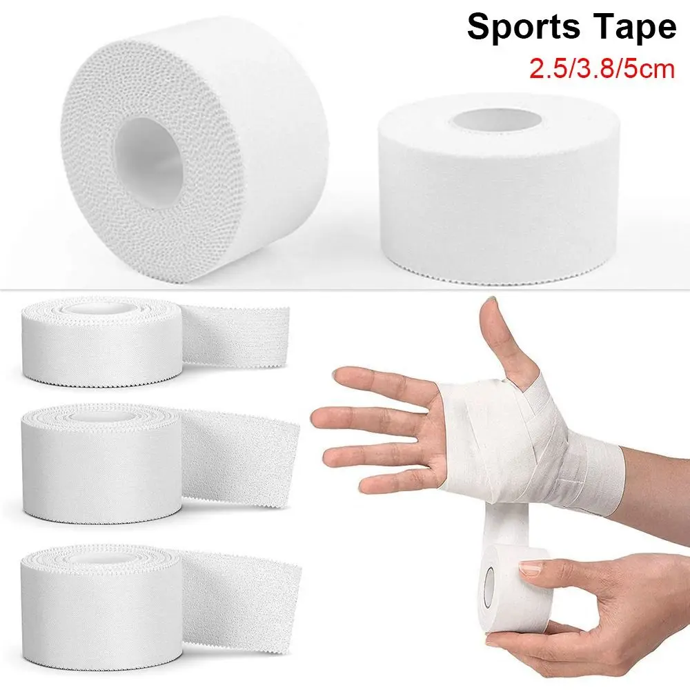 1Roll Self-Adhesive Sport Adhesive Tape Elastic Stretch Cotton Elastic Bandage 2.5/3.8/5cm 9.1Meters Athletic Gauze Tape