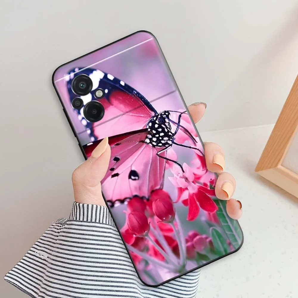 For Xiaomi Poco M5 Case Soft Silicone Black TPU Protective Cases For Xiaomi POCO M 5 POCOM5 Marble Cover Poco M5 Fundas Coque