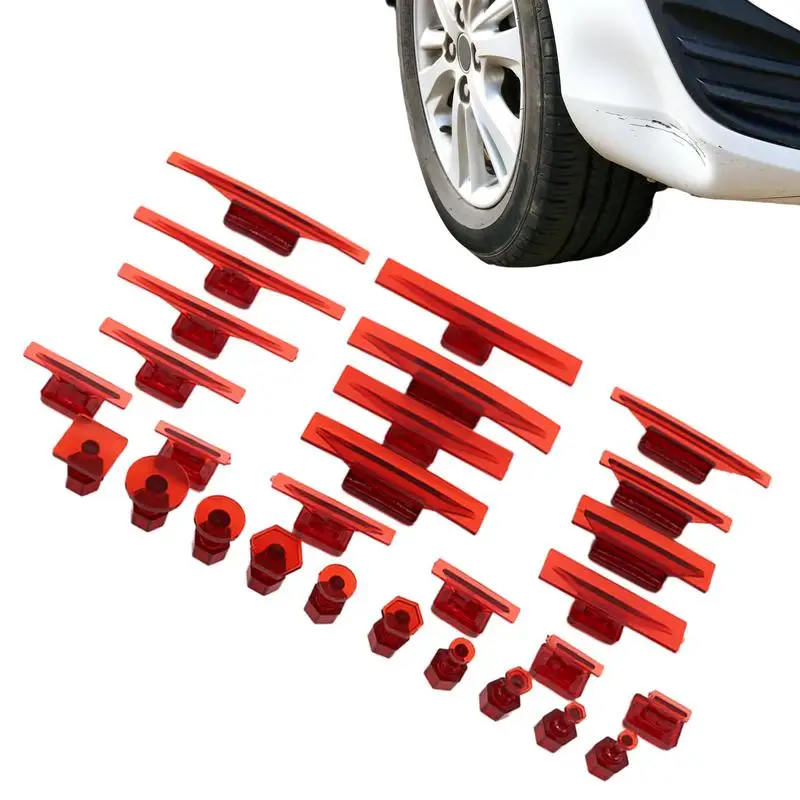 

10pcs 28pcs Glue Tabs Car Dent Lifter Tools Dent Puller Removal Tool Paintless Body Pit Repair Adhesive Glue Tabs Repair Tools