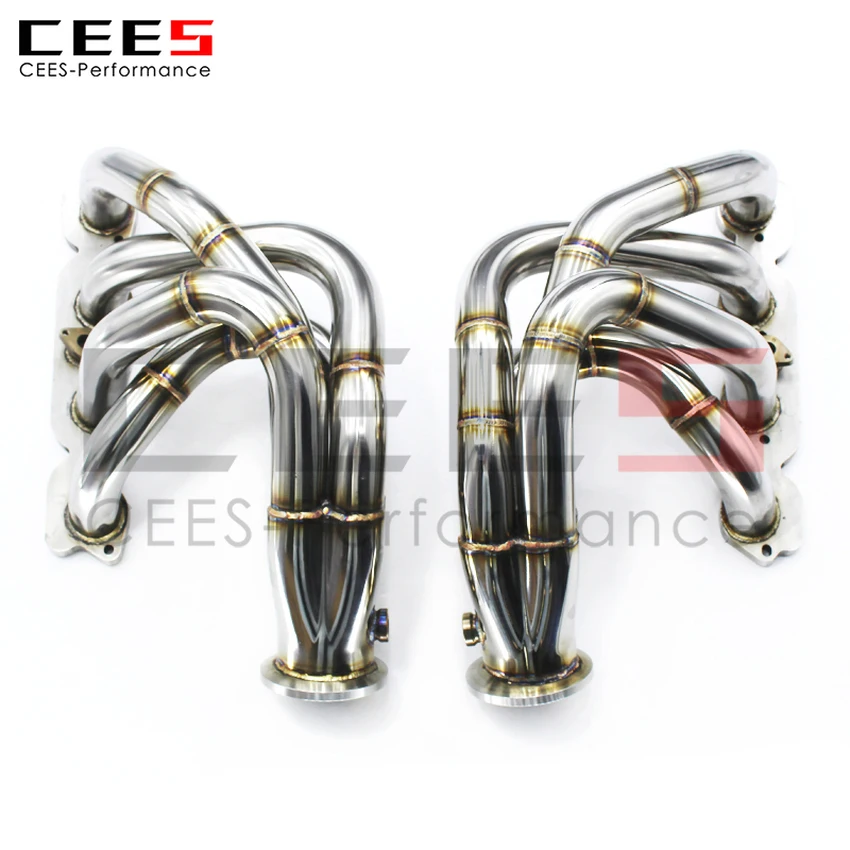 

CEES Stainless Steel Exhaust System for Ferrari 458 - Headers, Test Pipe, No Cat Downpipe - Top Car Accessories