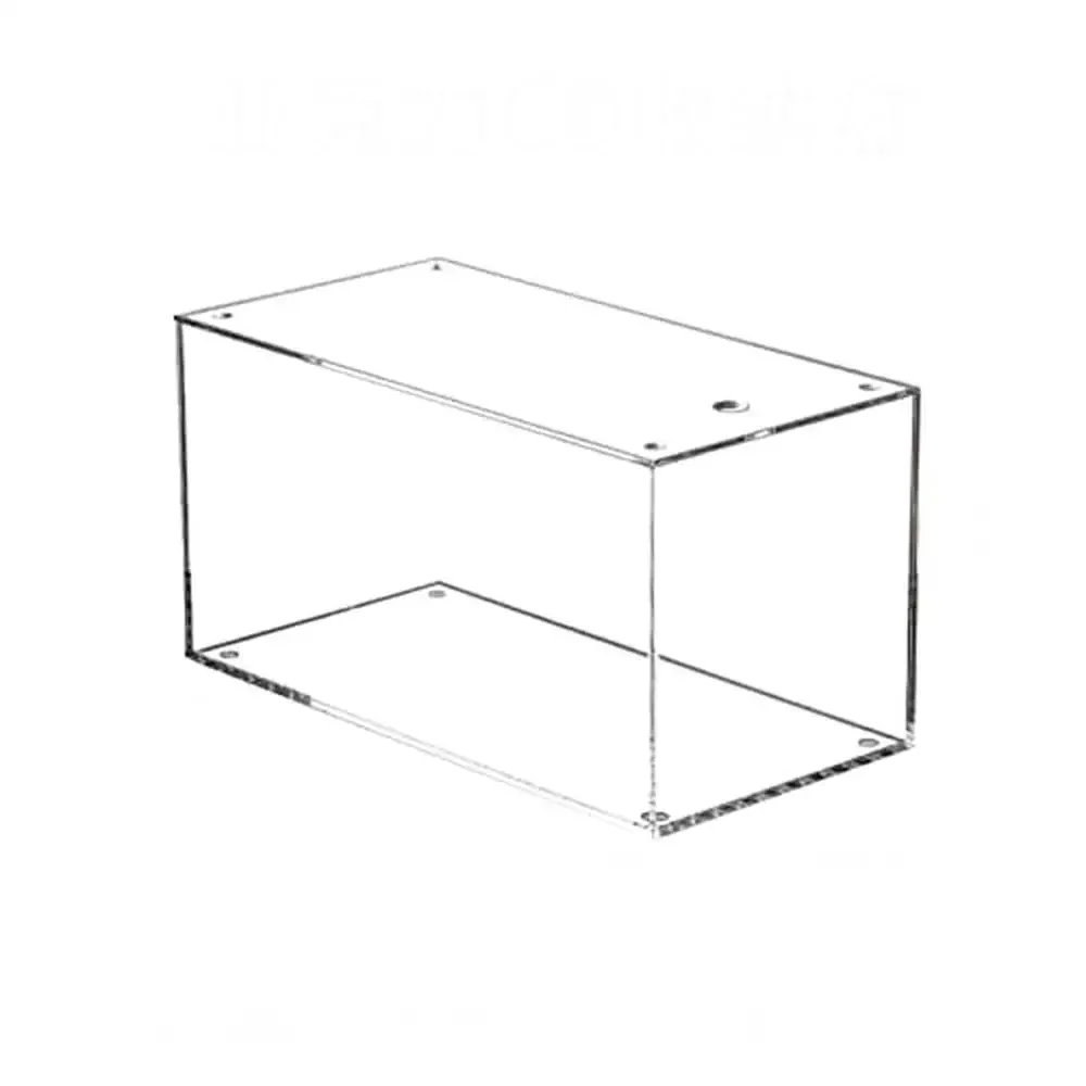 Caja de almacenamiento acrílica para CD y DVD, organizador de álbumes, estante de disco para el hogar, soporte de estante de medios, caja de clasificación, estante de unidad de acabado apilable