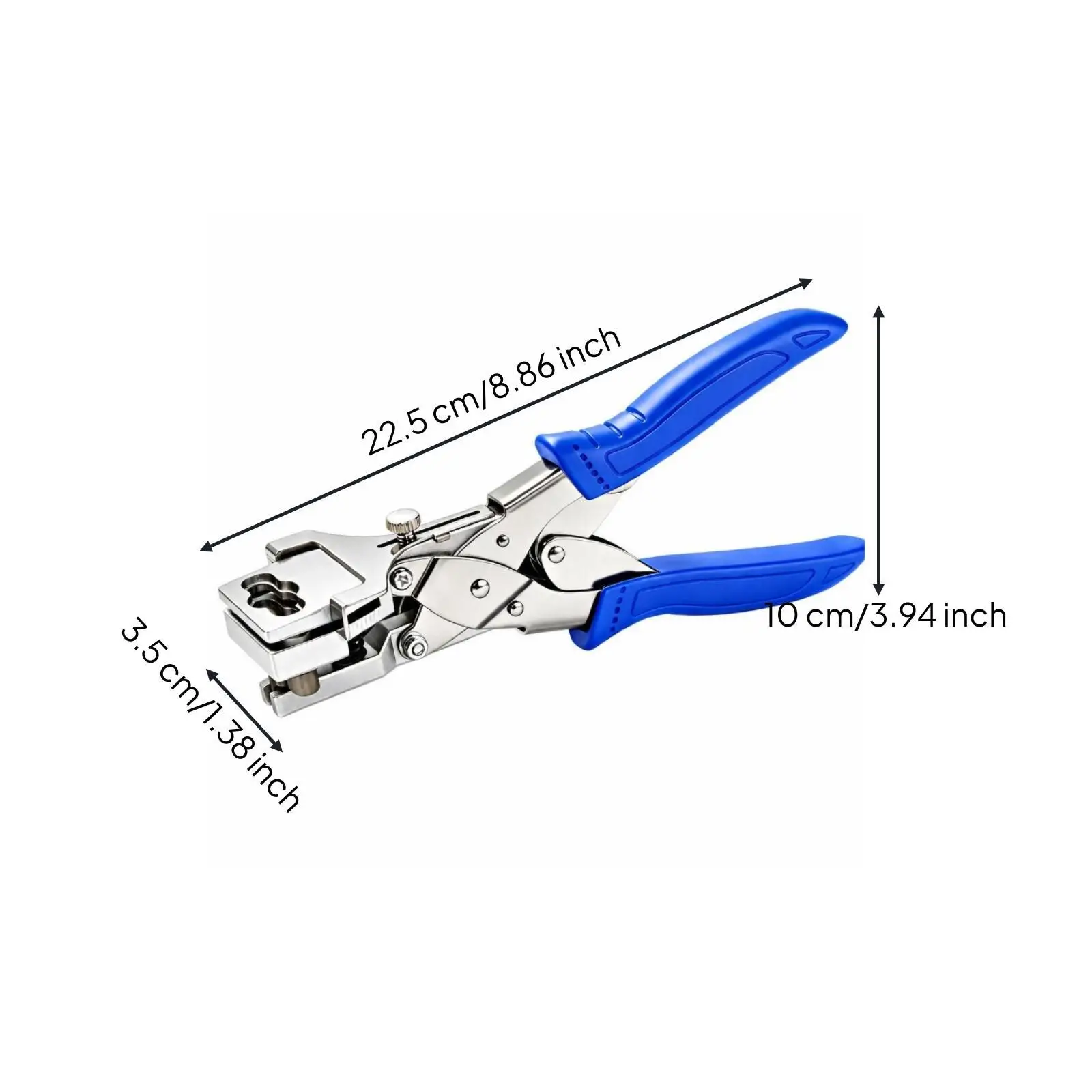 Manual Hole Punch Plier with Comfort Grip for Cardboard Paper Bags Retail Display Hanging Holes