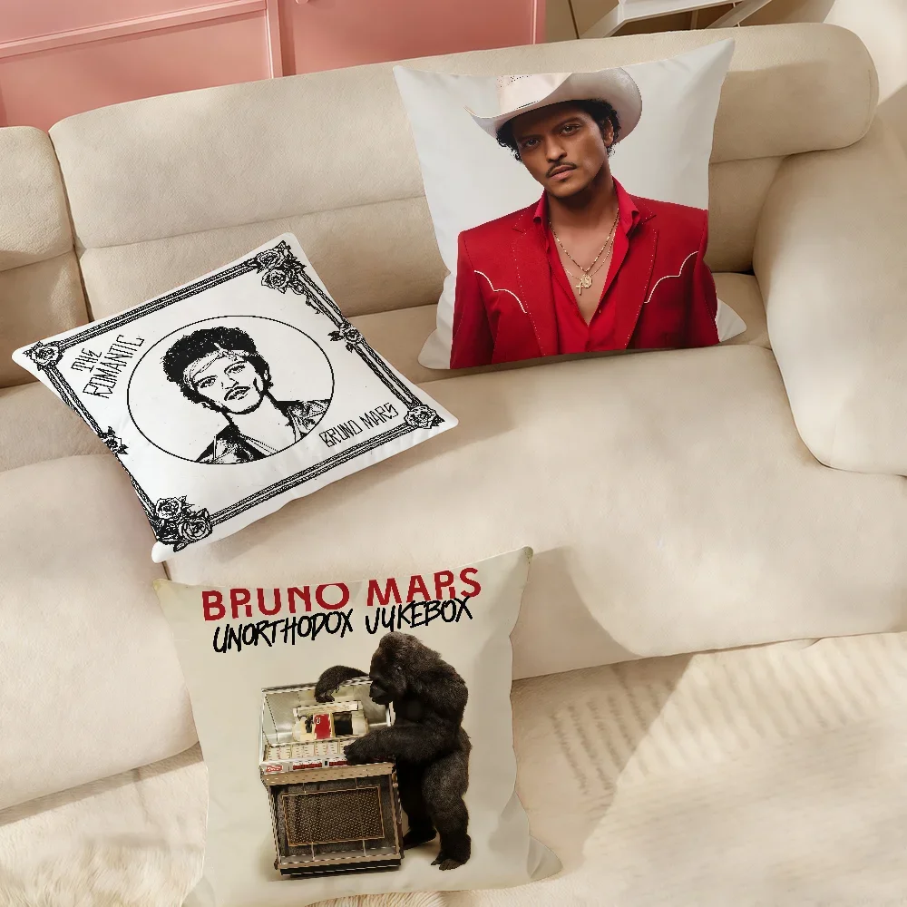 Singer B-Bruno Mars Cushion Cover Suitable For Bedrooms Living Rooms Cars Home Decoration