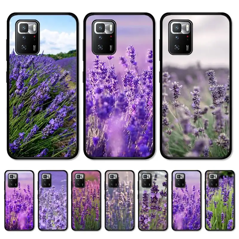 Lavender Purple flowers Phone Case for Redmi Note 8 7 9 4 6 pro max T X 5A 3 10 lite pro