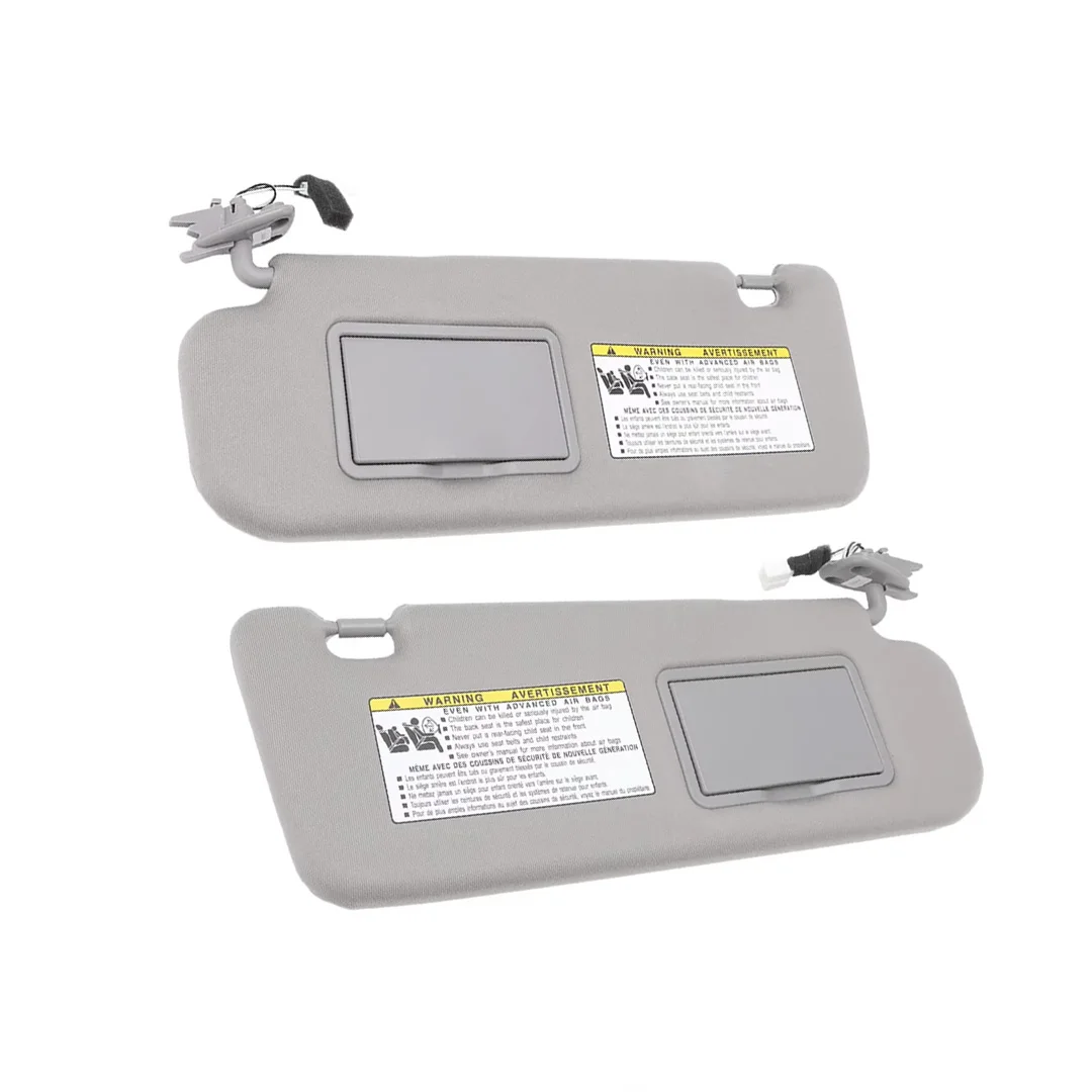 NEHANLYN Lewa/Prawa Osłona Przeciwsłoneczna z Lustrem do Hyundai Sonata 2006-2008 852013K010QD Osłona przeciwsłoneczna z lustrem do makijażu — 2