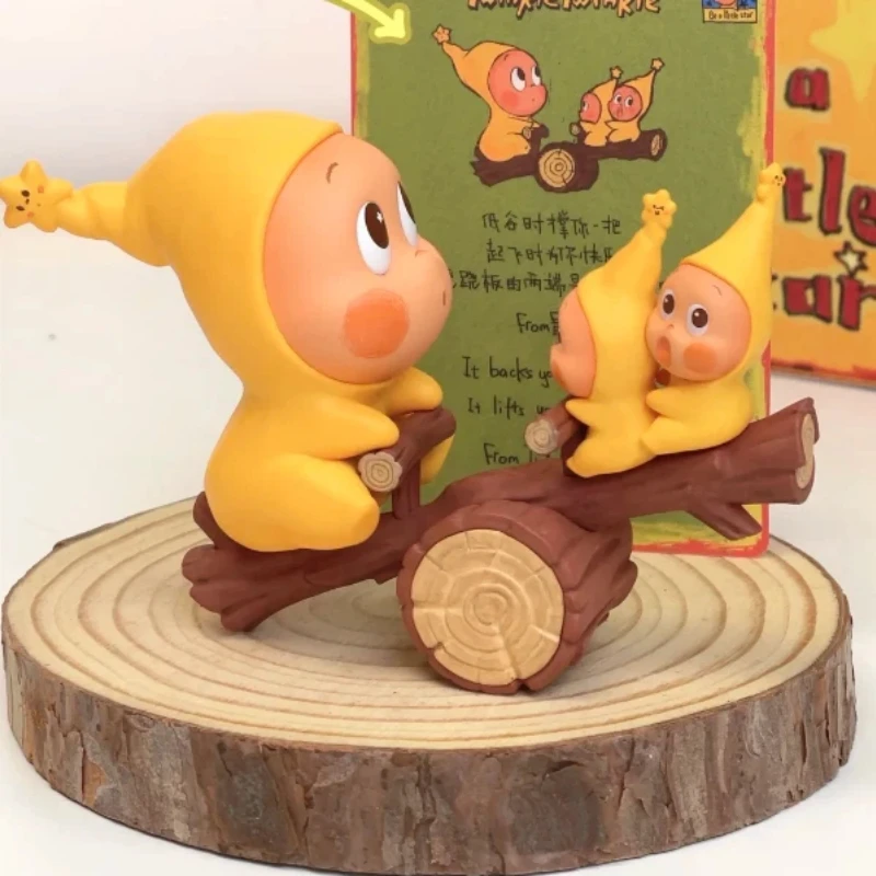 POPMART 123 وميض وميض سلسلة صندوق أعمى يكون ليتل ستار Kawaii ديكور الإبداعية صندوق غامض العصرية مفاجأة دمية الفتيات الهدايا #3