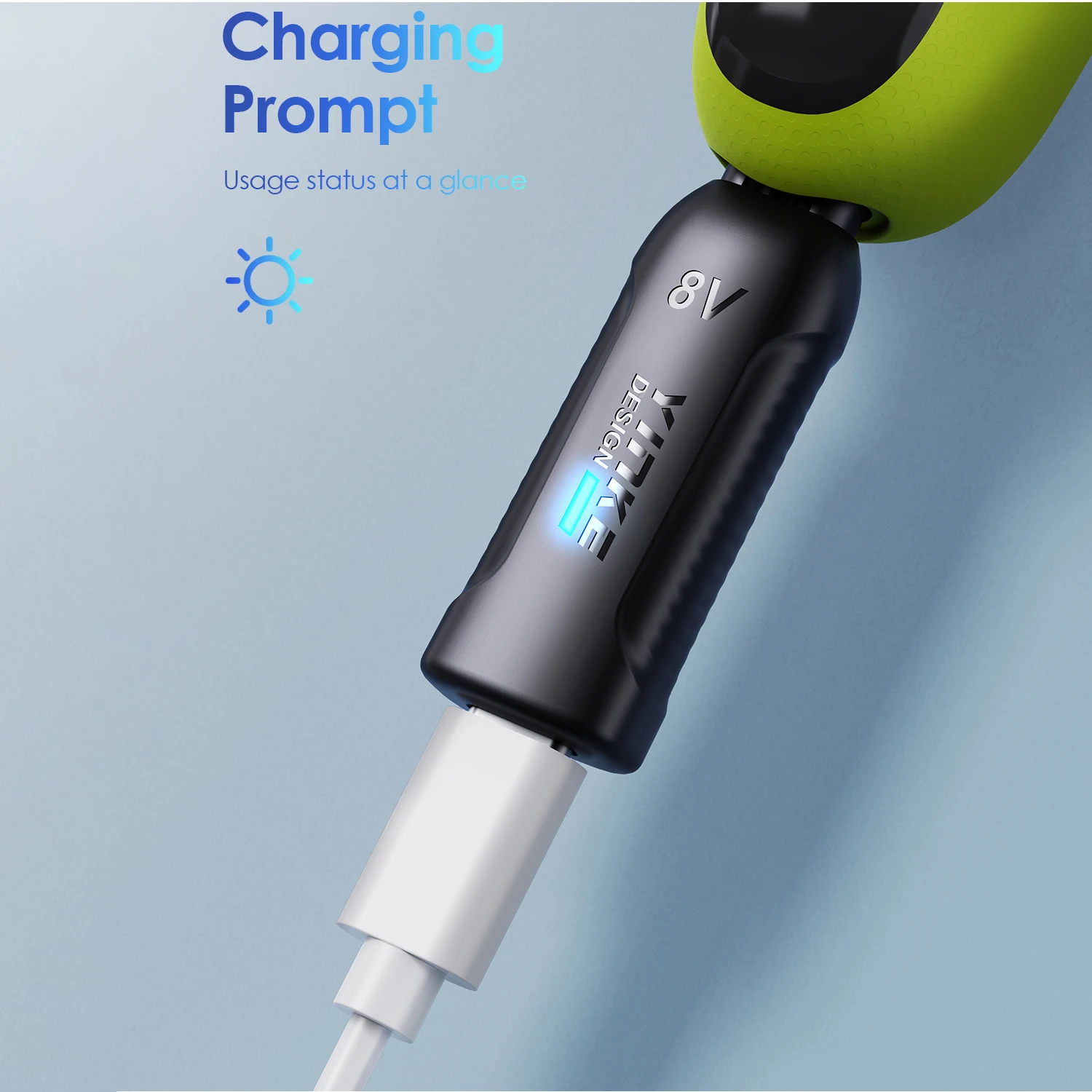 

8V HQ850 Upgrade Type-C Shaver Adapter Charger Converter for Philips Oneblade QP2530/QP2630,Electric Razor Power Adapter