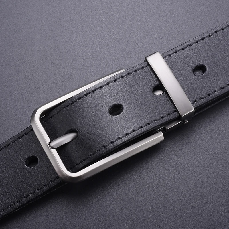 Luxury Men Real Leather Cowhide Strap High Quality Male Fashion 100% Genuine Leather Waist Belt Top Grain Leather Strap