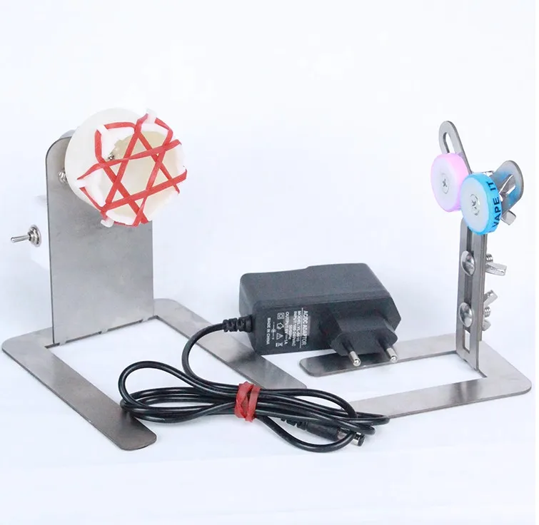 Portable Professional Fishing Rod Gluing Machine DIY Adjustable 0-40RPM Epoxy Winding Machine