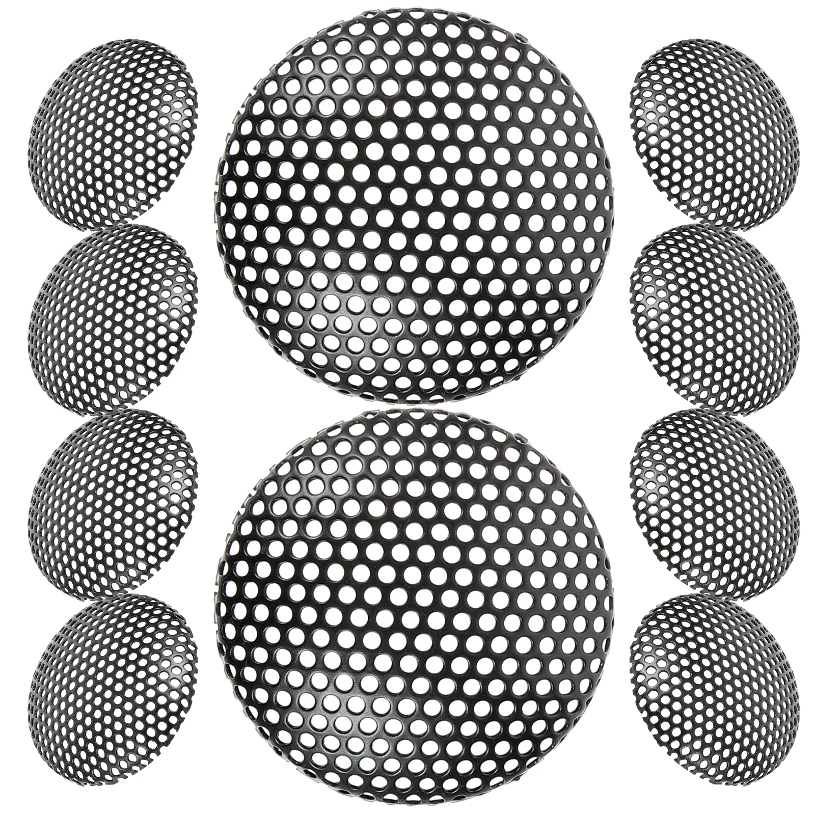 

10 Pcs Component Small Mesh Microphone Grills Cover Iron Covers for Microphones