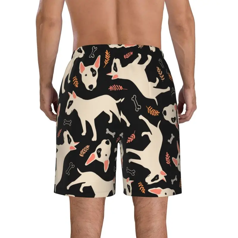 รูปแบบสุนัขการ์ตูนน่ารักกางเกงขาสั้นมุมแบนเย็น, กางเกงขาสั้นยืดถนนกลางแจ้งสปอร์ต, กางเกงขาสั้นชายหาด, กางเกงขาสั้นสตรีท