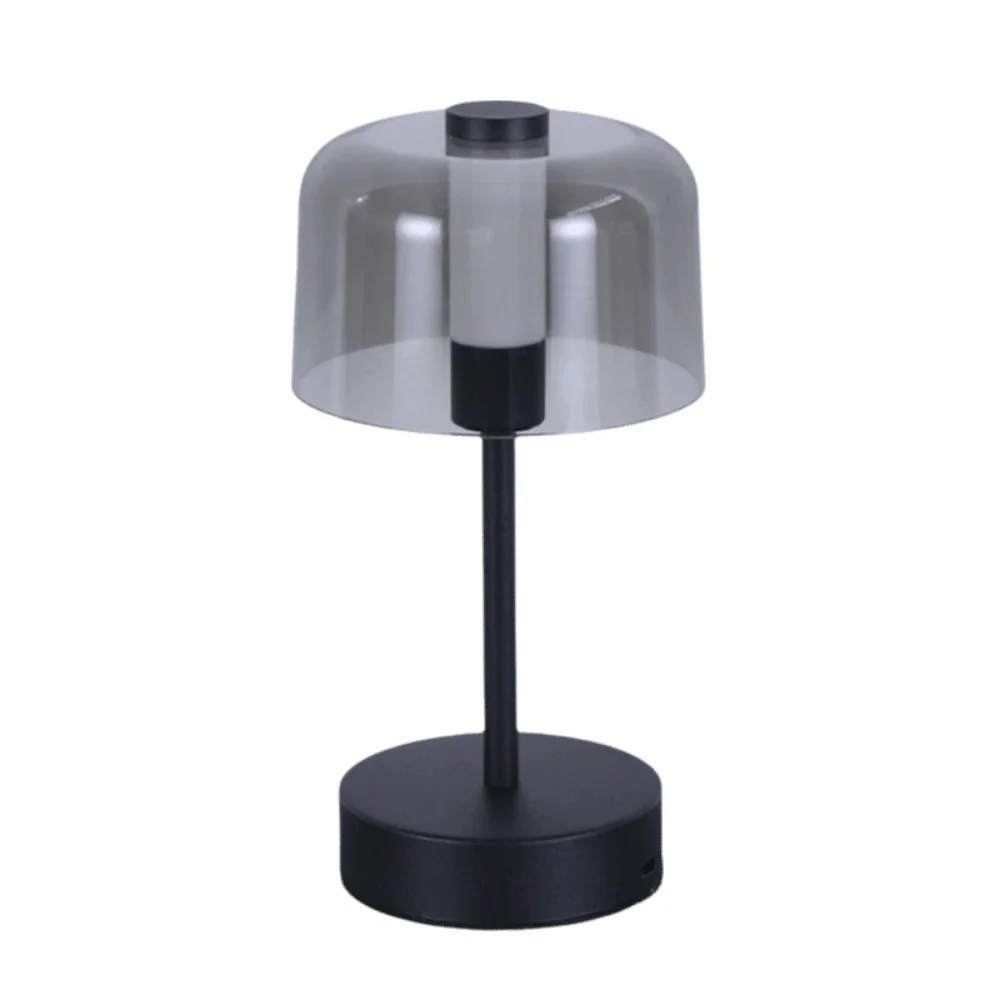 

Беспроводная настольная лампа в стиле ретро с регулируемой яркостью, сенсорный датчик, светодиодная лампа для чтения, освещение настроения, 3-цветный светильник, перезаряжаемый настольный светильник, декор отеля