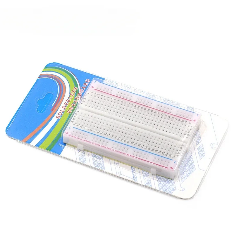 400 Verbindungspunkte, lötfreies Steckbrett-Set, PCB, 140 Stück/840 Stück, 14 Längen, Überbrückungsdraht, Dupont-Leitung, 10 cm, DIY Mini-Test-Protoboard-Kit