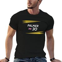 F1 2016 - #30 Palmer [black version] T-Shirt new edition street wear anime oversized t shirt clothes for men