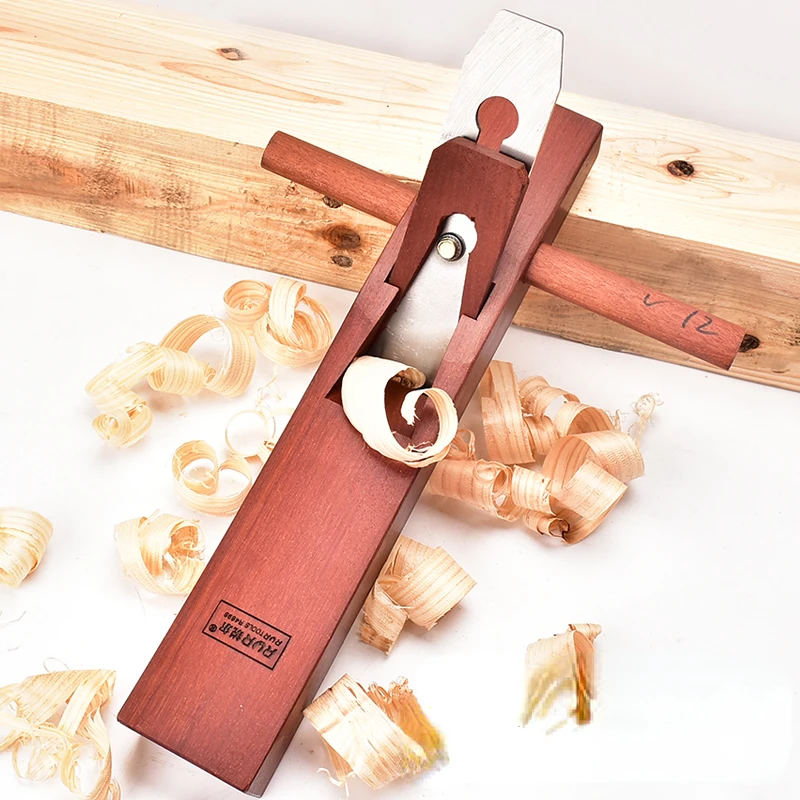 100-400mm Woodworking Plane Hand Pushed Wood Planer with Precision Steel Blade Wood Trimming and Chamfering Hand Tool Carpentry