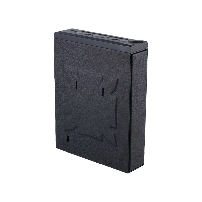 Push Pull Storage Box Q235 Material Solid Durable Anti Theft Fingerprint Lock Factory Supply Home Office Safe
