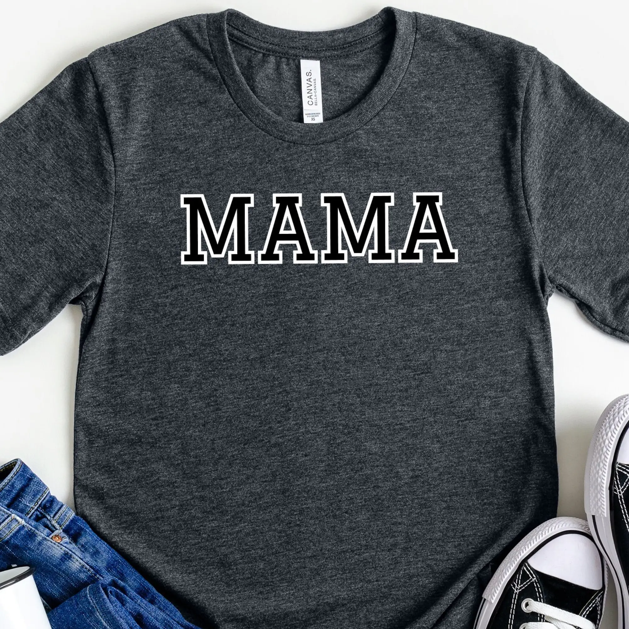 Mama Momma T Shirt Bear Clause Best Mom Ever Mothers Day Super New