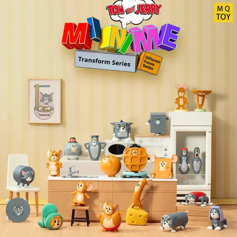 

52toys Tom & Jerry Abstract Mini Blind Box Series Collectible Figures Cartoon Theme Decor For Desk Nostalgic Gift For Adults