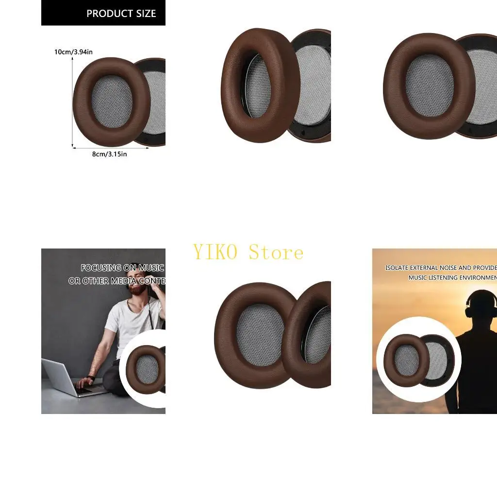 

K32C Breathable Ear Pad Replacements For LagoonANC Headphones For Gamers