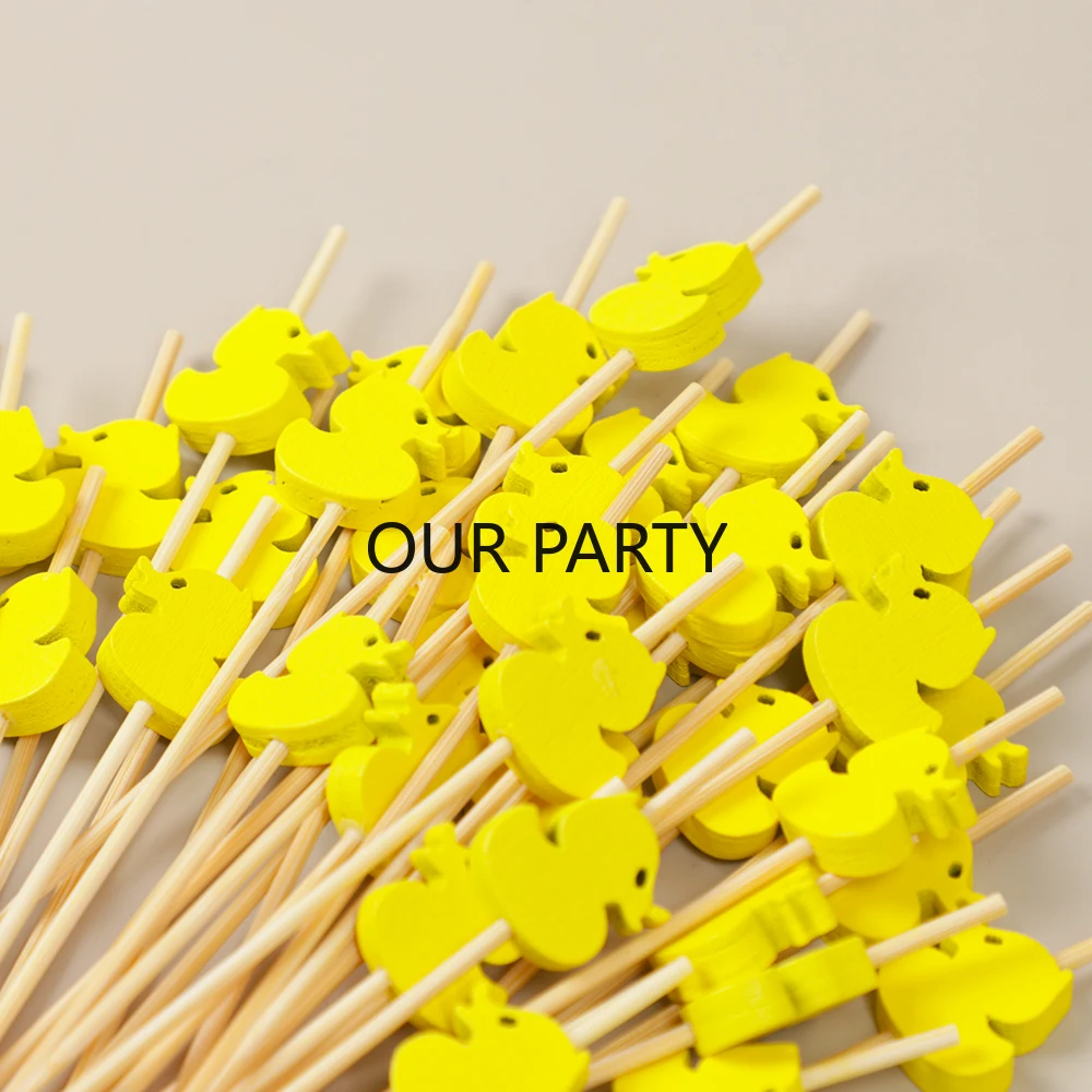 100Pcs Cartoon Summer Yellow D - Baby Food Dessert review and price