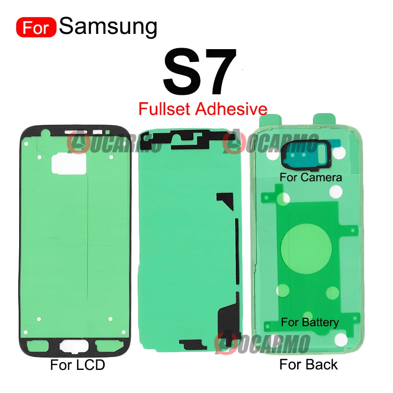 For Samsung Galaxy S7 Edge S7edge Front Frame LCD Screen Waterproof Sticker Back Cover Adhesive Battery Glue Replacement