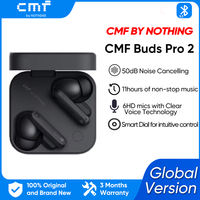 Global Verison CMF by Nothing Buds Pro 2 with 50 dB Hybrid Active Noise Cancellation 6 HD MICS IP55 Bluetooth 5.3 Buds Pro2