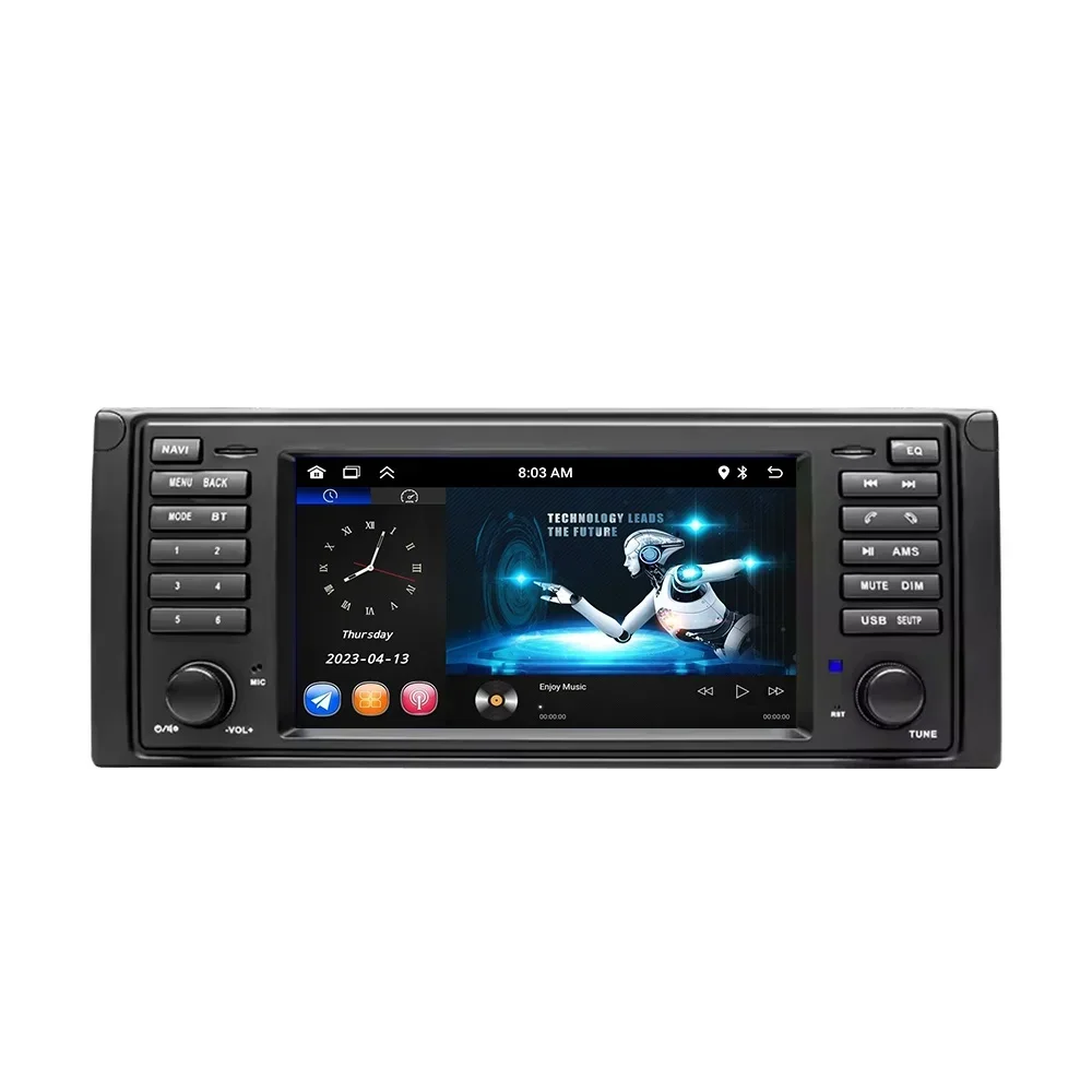 

Android 13 Touch Screen 7 Inch Car Dvd Radio Multimedia Player For Bmw X5 E53 2000-2007 With Stereo Video