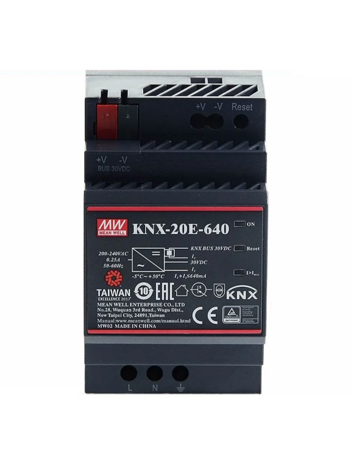 Taiwan Mingwei KNX-20E-640 Knx/EIB Bus Power Module 640mA KNX Switching Power Supply