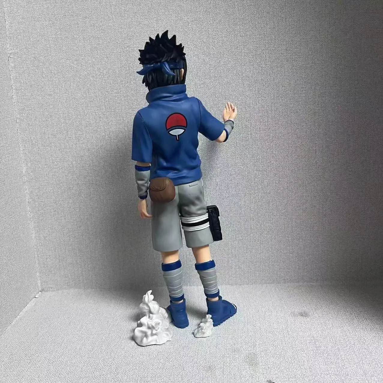 26cm anime naruto uzumaki naruto crescendo sangue roda olho infância sasuke figura de ação coleção modelo brinquedos presente natal