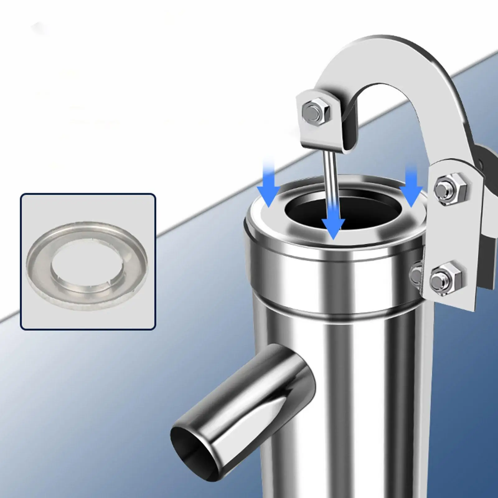 

Простой в использовании ручной насос для колодцев, высокоэффективный, из нержавеющей стали, для орошения дворов и ферм