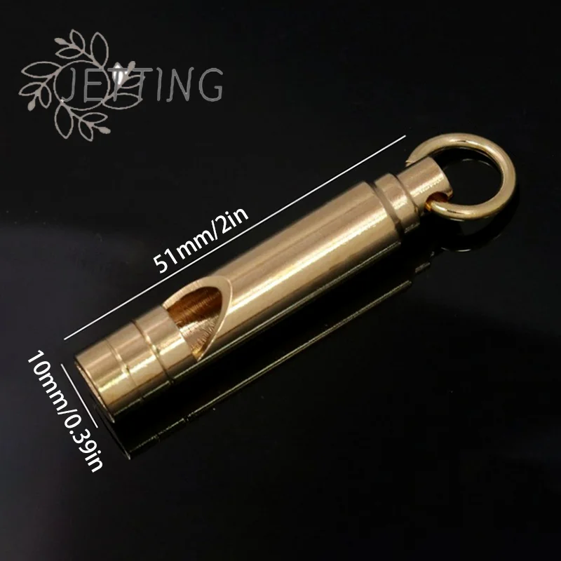 حار النحاس صافرة عالية ديسيبل في الهواء الطلق صافرة التنزه التخييم المنقذة للحياة صافرة الحكم التدريب صفارات الأدوات في الهواء الطلق #6