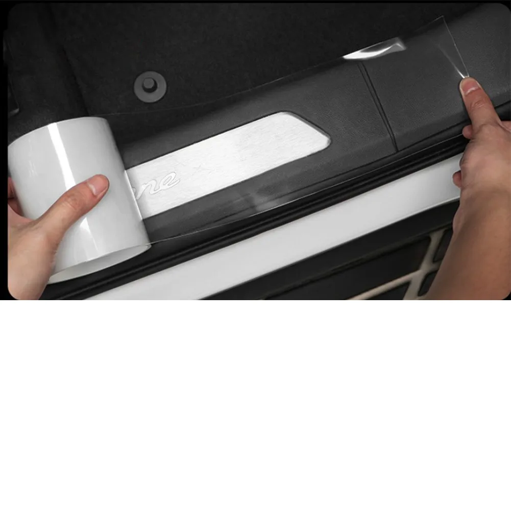 *5CM Anti-stick Scratch Door Anti-collision Strip Transparent Threshold Strip Protective Film Car Bumper Hood Paint Protection S