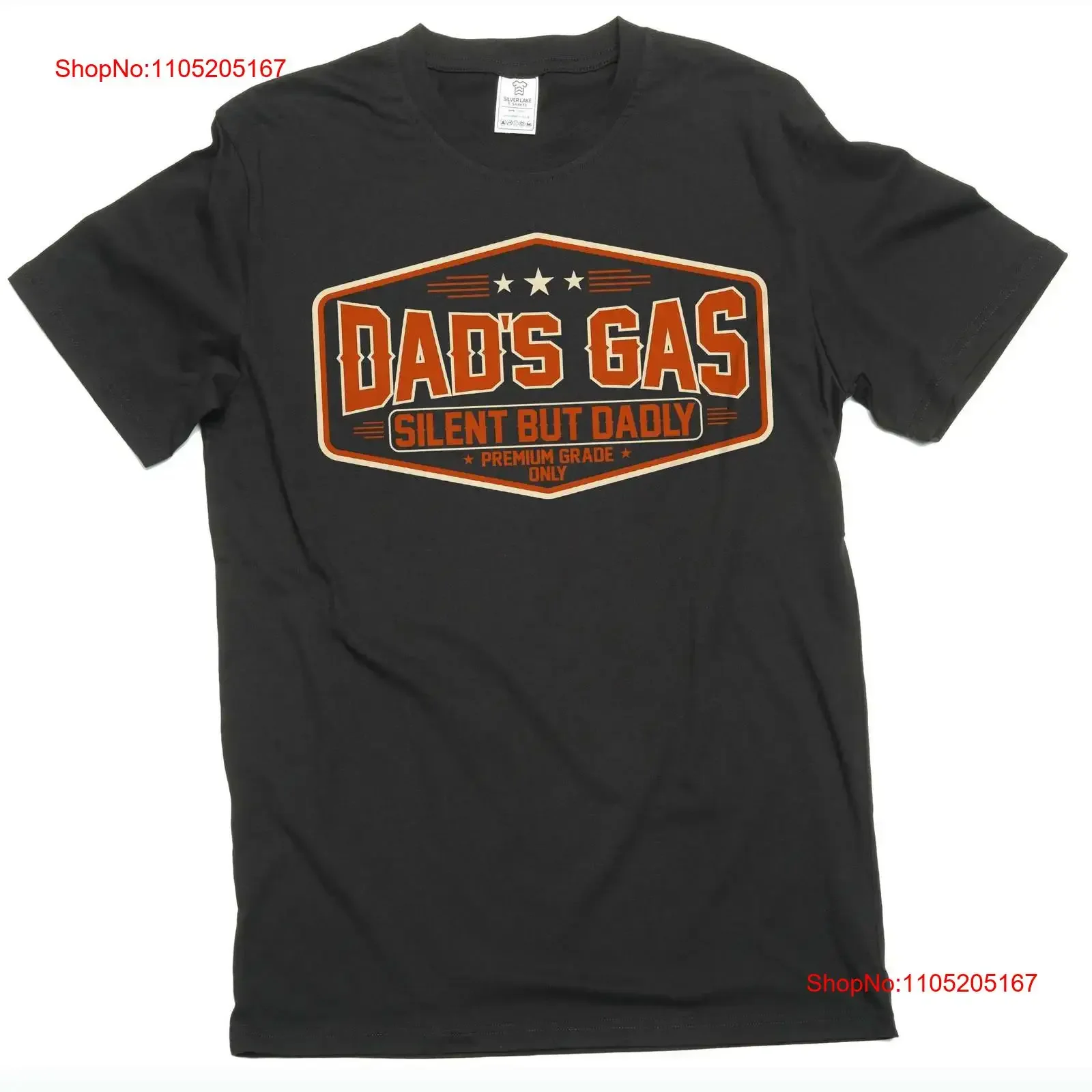 Funny Dad's Gas T Shirt dad joke shirts fathers day gift farting humorous tee vintage Washed Comfortable Slightly homme
