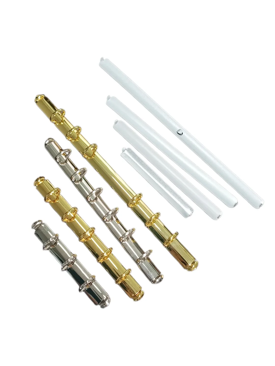A6 A7 A8 A9 Unikalny Design Luźne Pierścienie do Segregatora Wysokiej Jakości Złote Srebrne Metalowe 6 Pierścieni Średnica 11mm Do Książek — zdjęcie produktu 7