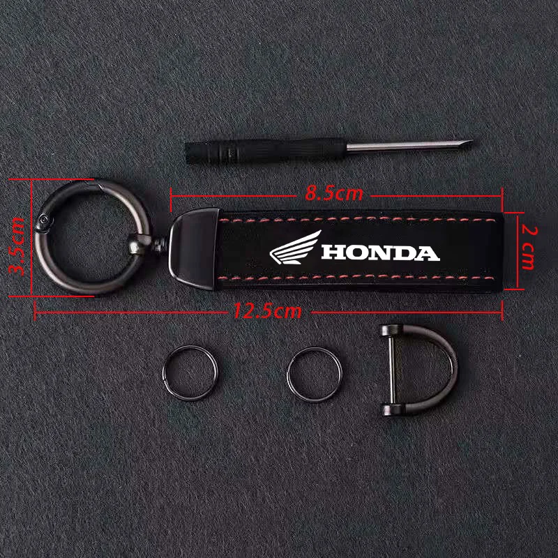 سيارة التصميم شعار سبيكة كيرينغ دراجة نارية جلد الغزال المفاتيح لهوندا موجين السلطة سيفيك أكوردز CRV Hrv جاز CBR VTEC VFR