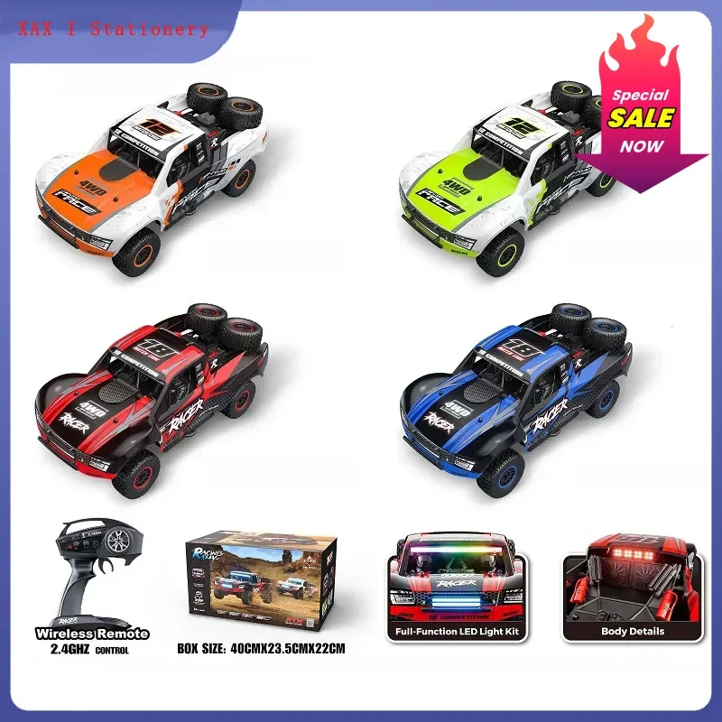 

Новый 2025 Hb-Rd1201-1/1204-1 масштаб 1/12, грузовик с дистанционным управлением, 2,4 ГГц, бесщеточный двигатель на короткие расстояния, полноразмерная модель игрушечного автомобиля