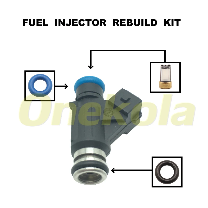 

Fuel Injector Service Repair Kit Filters Orings Seals Grommets for Chinese car OEM 25339080