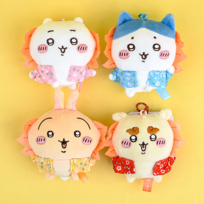 

Cute Chiikawa Plush Doll Okinawa Fengliu Festival Lion Festival Lion Sa Plush Toy Pendant Package Packaging Decoration Girl Gift