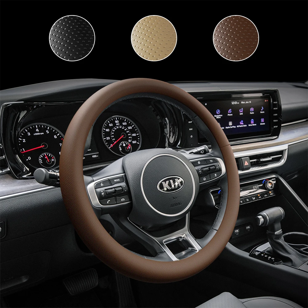 Ali special price I Am Dew car steering wheel cover Pure type type type leather all model compatible