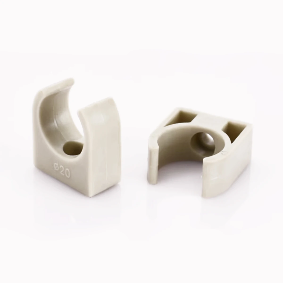 PPR U-Shaped Pipe Clamp, 20/25/32mm Pipe Hanger Clip for Water Pipe Installation, Plumbing and Electrical Wiring Fixing Fitting
