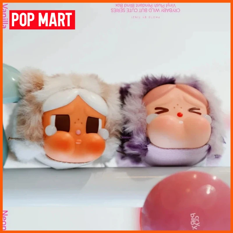 POPMART Crybaby البرية ولكن كتي سلسلة الفينيل قلادة صندوق أعمى اللعب Kawaii أنيمي عمل الشكل Caixa Caja صندوق غامض الدمى
