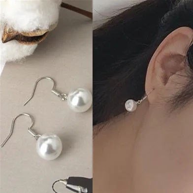 

300pairs/lot wholesale 1CM pearl earrings, earrings, female earrings, temperament, ear hooks, fashionable and versatile girl