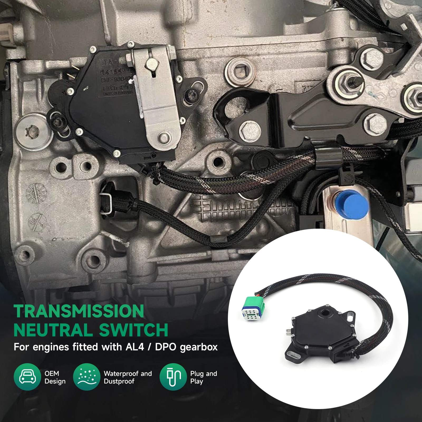 307207508 252927 Automatic Transmission Switch DPO pressure sensor 2529.27 CMF-930400 For Peugeot For Citroen Renault C4 C5 AL4 2