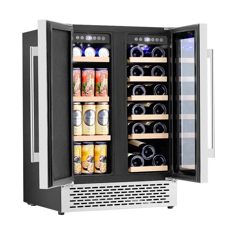 

Best Seller Wine Fridge Dual Zone Refrigerator for Beers Beverage Display Cooler Chiller Fridge Beer Fridge Cooler