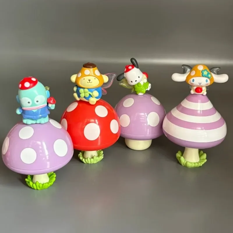 Kuromi Anime Kawaii Sanrio familia colgante de escritorio lindo dibujo animado My Melody muñeca encantadora decoración juguetes de cumpleaños regalo para niñas