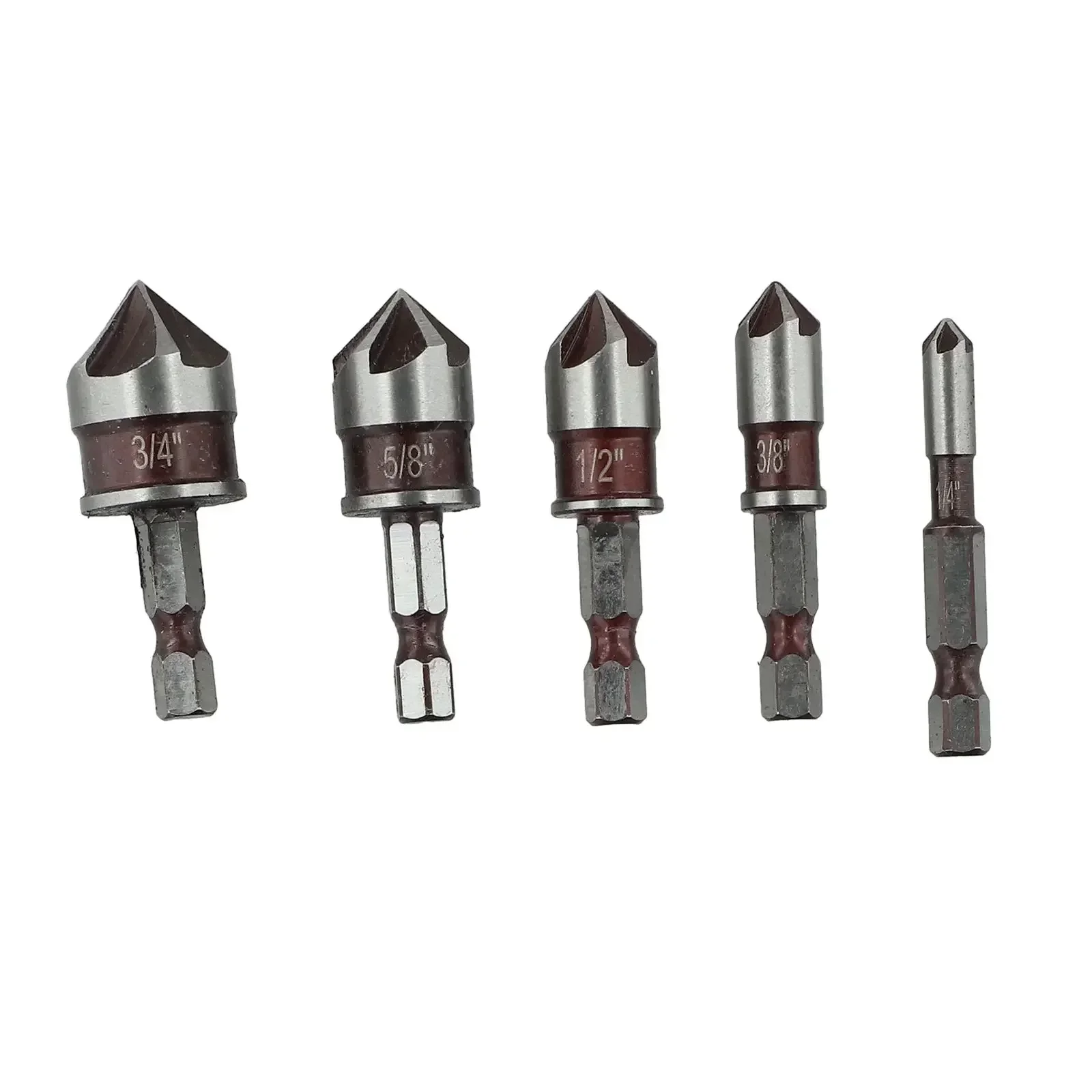 Hex Shank Drill Bit HSS Plywood Hardwood Precision Grinding Hex Shank Product Name Inch Prolong Life Item Metals